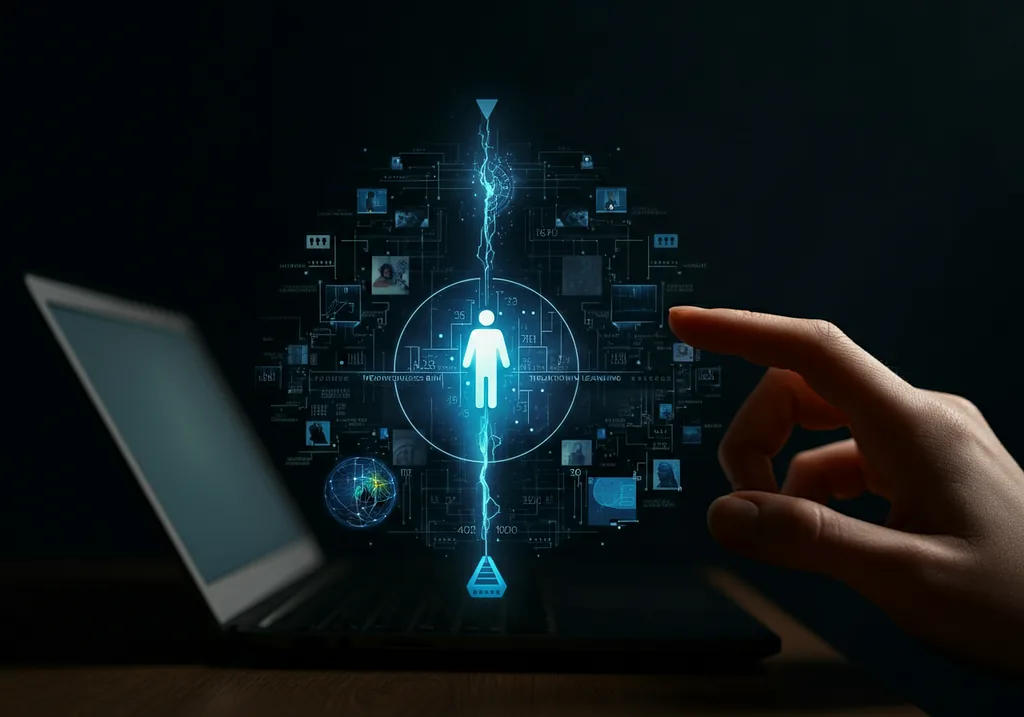 Image showing the delecate balance of humanity in the interactions people have with computers